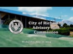 Image for City of Richmond Advisory Plan Commission Meeting of June 26, 2024