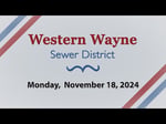 Image for Western Wayne Sewer District Meeting of November 18, 2024