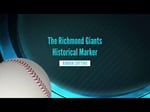 Image for The Richmond Giants Historical Marker Ribbon Cutting
