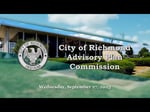 Image for City of Richmond Advisory Plan Commission Meeting of September 27, 2023