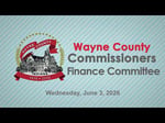 Image for Wayne County Finance Meeting of August 5, 2026