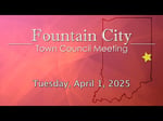 Image for Fountain City Town Council Meeting of 04/01/25