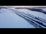 Image for Vehicles traveling on I70 after the winter storm 2.16.21 | Places of Wayne County