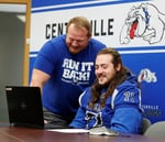 Image for Centerville's Memphis Lee has reason to smile after named Colts High School Man of the Year