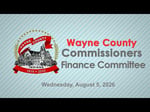 Image for Wayne County Finance Meeting of October 7, 2026