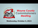 Image for Wayne County Commissioners Meeting of October 4, 2023