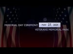 Image for Memorial Day Ceremony 2024