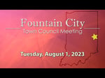 Image for Fountain City Town Council meeting of August 1, 2023
