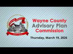 Image for Wayne County Advisory Plan Commission of April 16, 2026