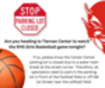 Image for Career Center parking lot closed