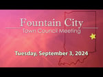 Image for Fountain City Town Council Meeting of September 3, 2024