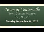 Image for Centerville Town Council Meeting of November 14, 2023