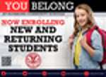 Image for New & Returning Student Registration Now Open