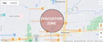 Image for Please see attached map of evacuation zone. 