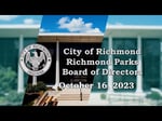 Image for City of Richmond Parks  Board of October 16, 2023