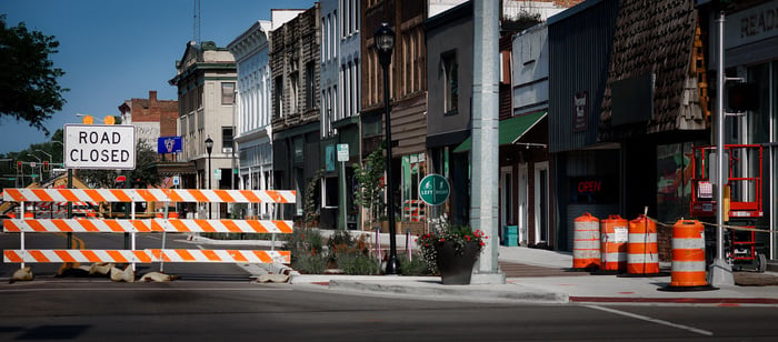 Image for East Main Street Closed