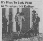Image for Out of Our Past: Latest fad showed itself for a brief streak at Earlham College in 1974