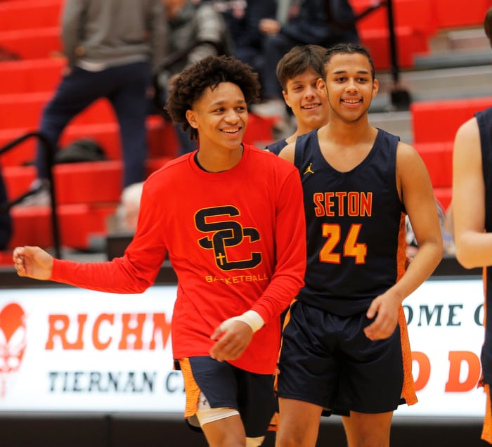 Image for 'It felt unreal': Seton basketball's win over Greensburg highlights its Wettig Tournament