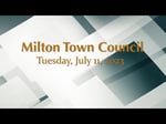 Image for Milton Town Council of July 11, 2023