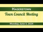 Image for Hagerstown Town Council Meeting of June 3, 2024