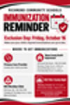 Image for Reminder: Immunization Exclusion Day - October 16