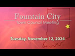 Image for Fountain City Town Council Meeting of November 12, 2024