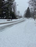 Image for Storm covers Richmond in snow, sleet