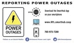 Image for With the winter season upon us ❄️ a reminder of the many options available to report outages. #RPL #...