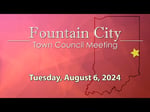 Image for Fountain City Town Council Meeting of August 6, 2024