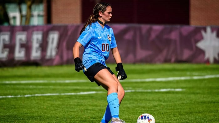 Image for Women's soccer bested by Britons