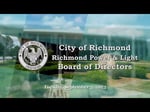 Image for Richmond Power & Light Meeting of September 5, 2023