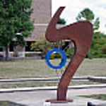 Image for IU East’s new outdoor exhibit puts sculptures in new light