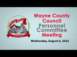 Image for Wayne County Council Meeting of August 6, 2025