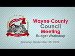 Image for Wayne County Council Budget Workshop of September 29, 2026