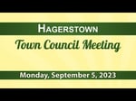 Image for Hagerstown Town COuncil Meeting of September 9, 2023