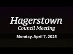 Image for Hagerstown Town Council Meeting of 04/07/25