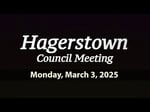 Image for Hagerstown Town Council Meeting of March 3, 2025