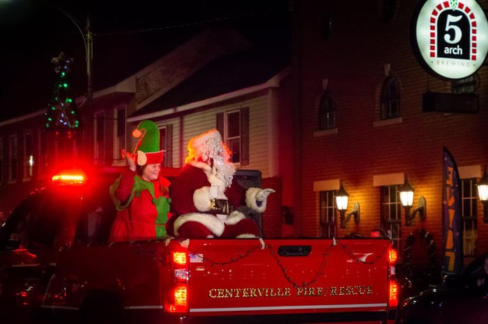 Image for Santa Arrives in Centerville