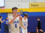 Image for 'We live and die with him': Lincoln senior Tyler Wyles scores 1,000 career points