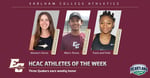 Image for Three Quakers earn Athlete of the Week honors