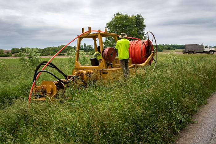 Image for Vibratory Plow at Work