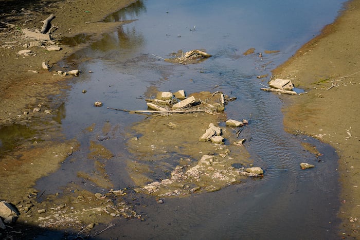 Image for Low Water at Middlefork Reservoir