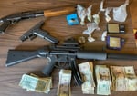 Image for Drug Task Force seizes cocaine, marijuana, cash, firearms; arrests 2