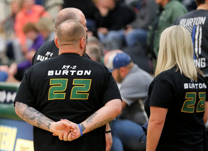Image for Northeastern basketball community remembers, honors late Richmond officer Seara Burton