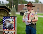 Image for Eagle scout’s project honors nation, flag