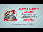 Image for Wayne County Personnel Committee of September 2, 2026