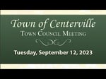 Image for Centerville Town Council Meeting of  September 12, 2023