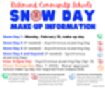 Image for Snow Make-Up Day Information