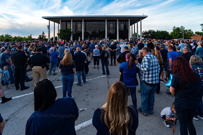 Image for Vigil for Officer Burton