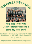 Image for NHS CHEER SHIRT SALE!Click here to order! Ends April 30th!